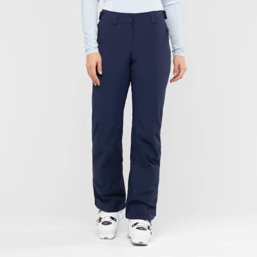 Navy Salomon The Brilliant Women's Ski Pants | IE ZW2194